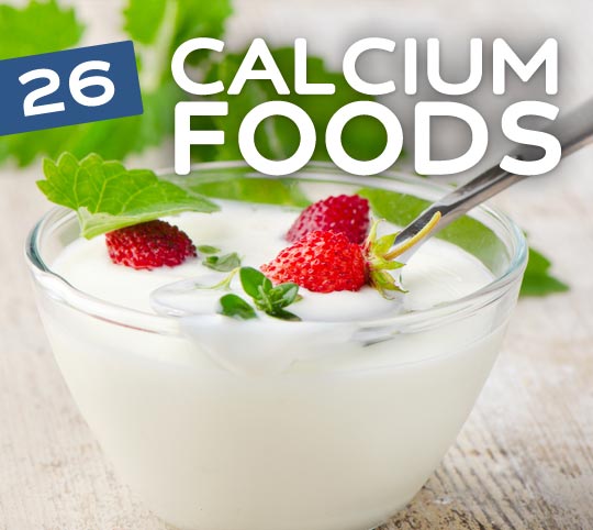 26 Foods High in Calcium- good for more than just healthy bones.