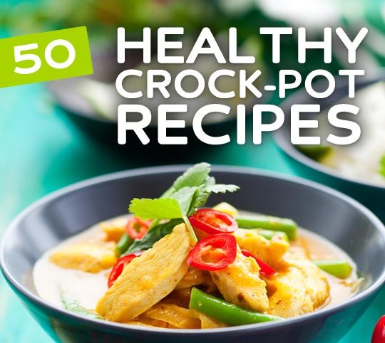 Set it and forget it with these super easy, super healthy crock pot recipes.