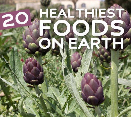 20 Healthiest Foods on Earth- for your health & wellness.