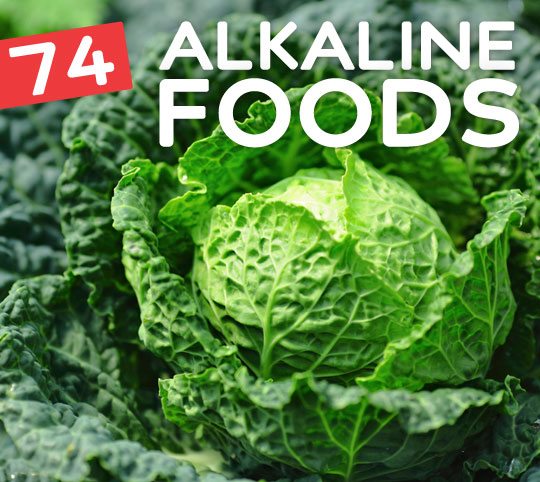 Alkaline Diet Food List Color