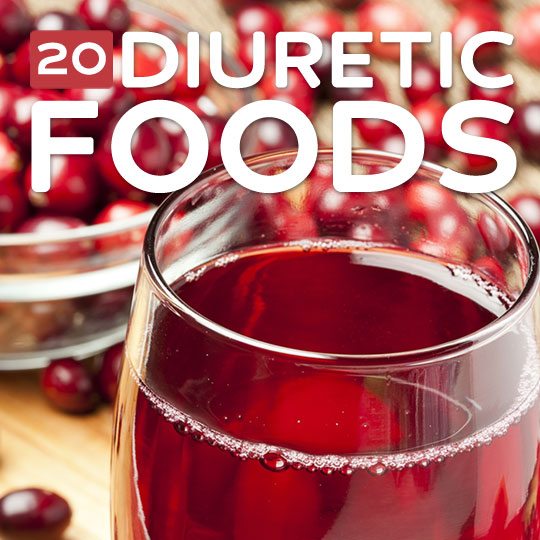 20 Diuretic Foods- to lower blood pressure and lose weight.