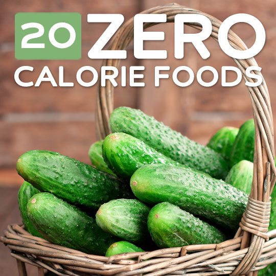 20 Zero Calorie Foods- to help you slim down.